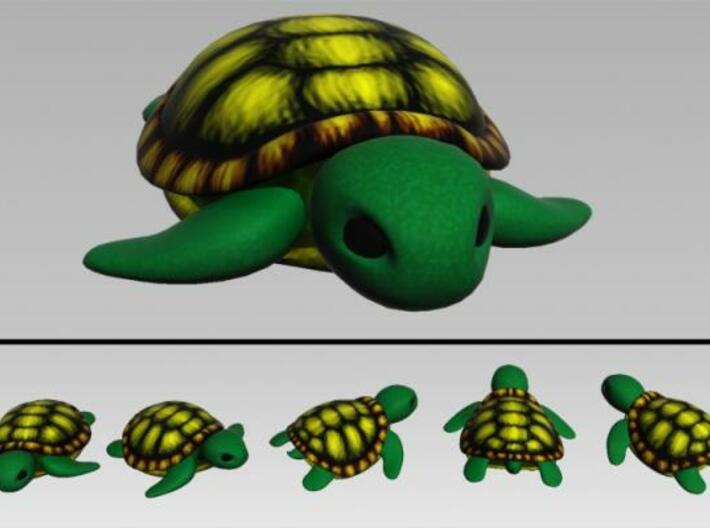 Concha: Little Turtle (1 piece) 3d printed Render Preview