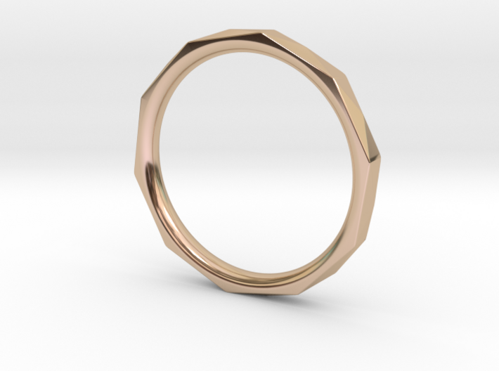 Geometric Ring 3d printed
