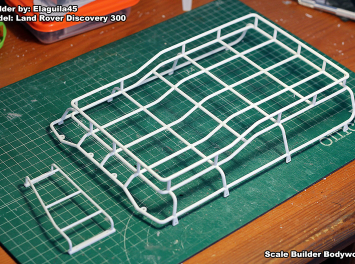 Roof rack and stairs - Discovery 300 by elaguila45 3d printed 