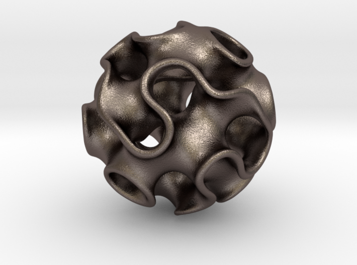 GYROID Sphere Pendant 3d printed 