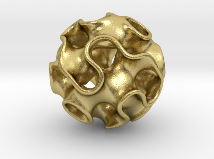 GYROID Sphere Pendant 3d printed