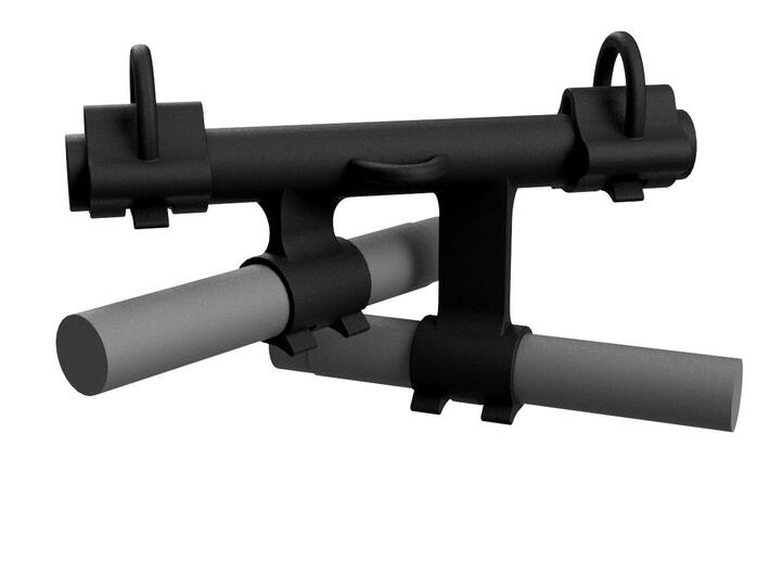 ORTF-SCHOEPS COLETTES FLYBAR 3d printed Shown with optional cable clips