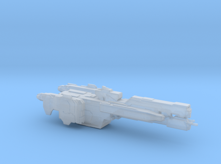 UNSC Charon Frigate 3d printed