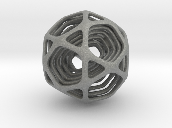 Icosidodecahedron Nested  3d printed