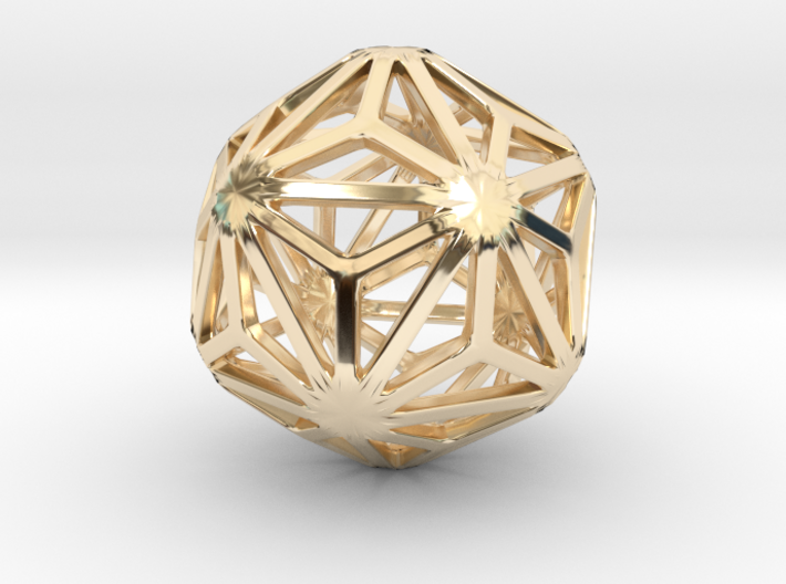 Triakis Icosahedron 3d printed