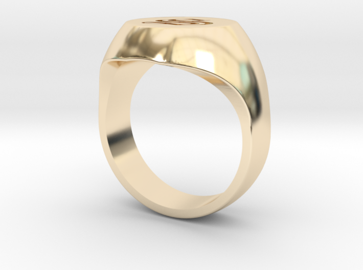 Initial Ring &quot;S&quot; 3d printed
