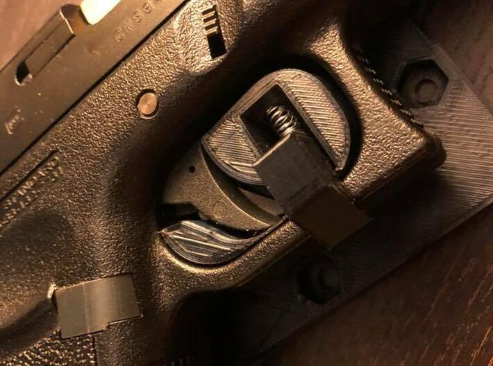 G-Series Trigger Holster RH 3d printed Photo of one I printed at home