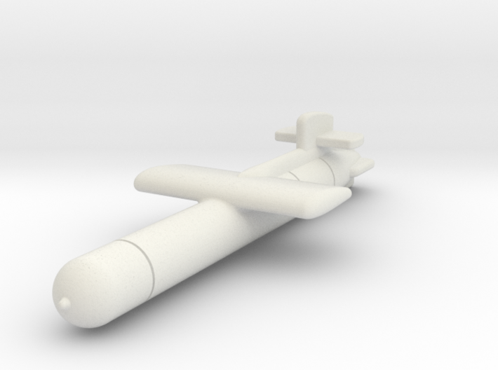 (1:144) LT 9.2 &quot;Frosch&quot; gliding torpedo 3d printed