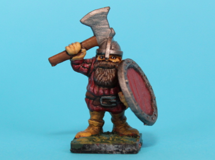 Image of Dwarf warrior with axe and shield