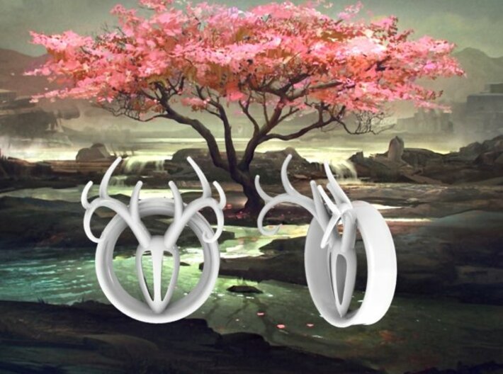 1 &amp; 13/16 inch Antler Tunnels 3d printed Multiple sizes available.