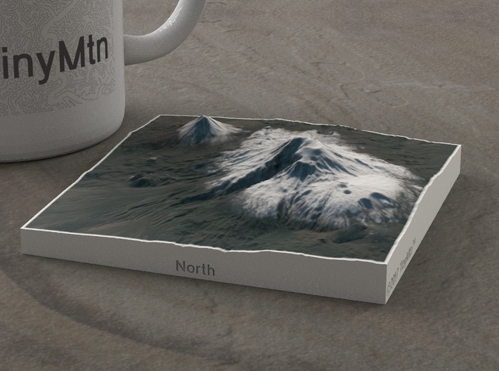 Mt. Ararat, Turkey, 1:250000 3d printed 