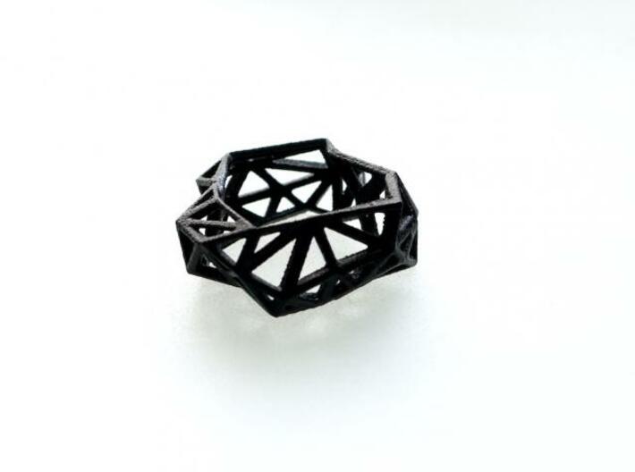 Triangulated Ring 3d printed