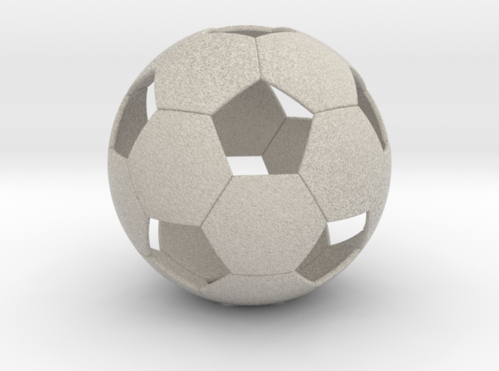 Soccer ball 3d printed