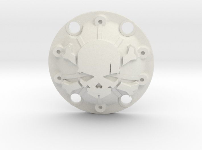 WPL 1/16th Skull Diff Cover 3d printed
