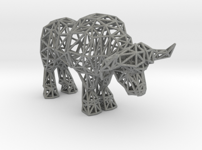 African Buffalo (adult male) 3d printed