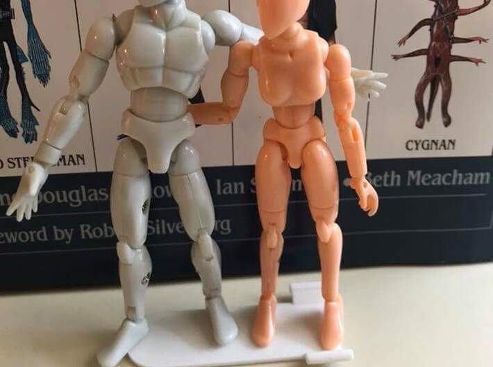 Microman Trick Stand 3mm 2-pack 3d printed