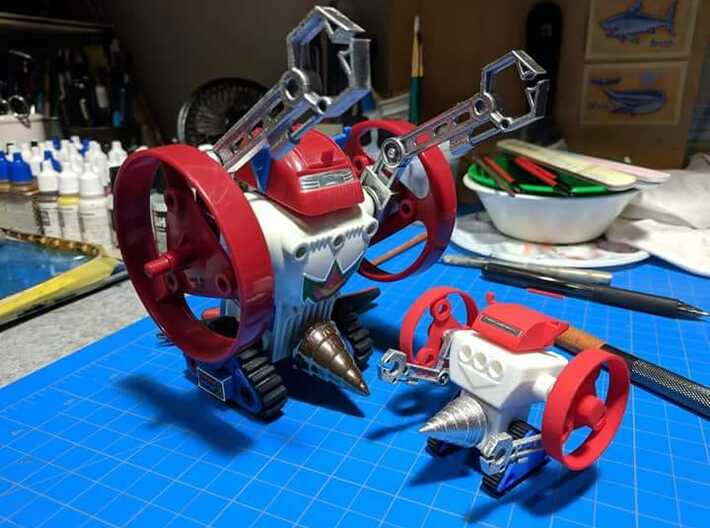 Microtron Elbow Arms 3d printed