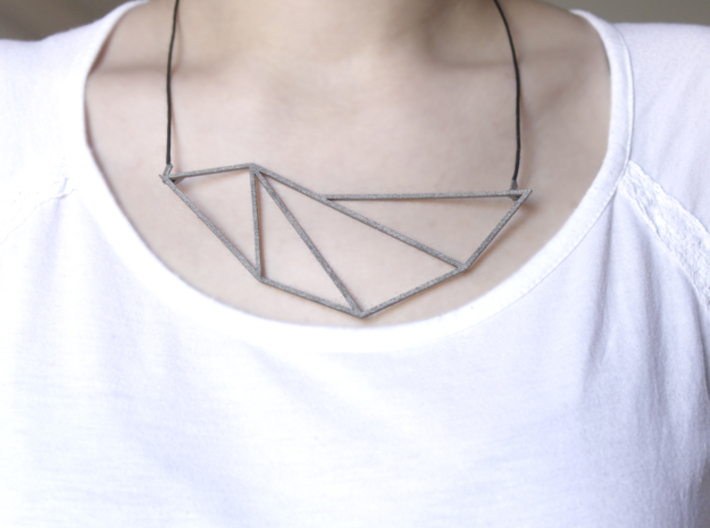 Convex Necklace - Crystalline Series 3d printed 