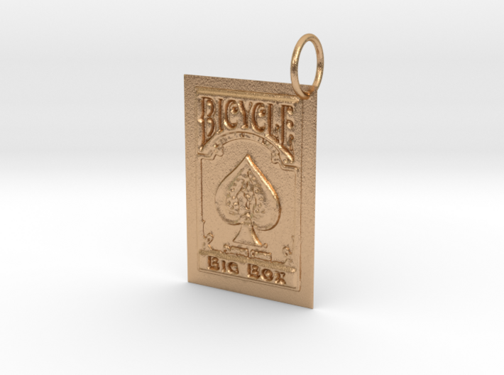 Bicycle Playing Cards Keychain 3d printed
