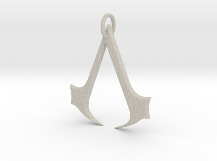 Assassins Creed Pendant 3d printed