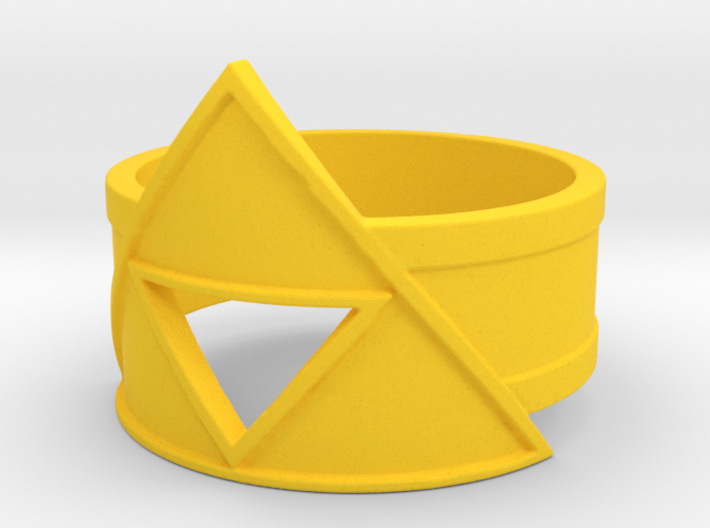 TriForce Ring 3d printed