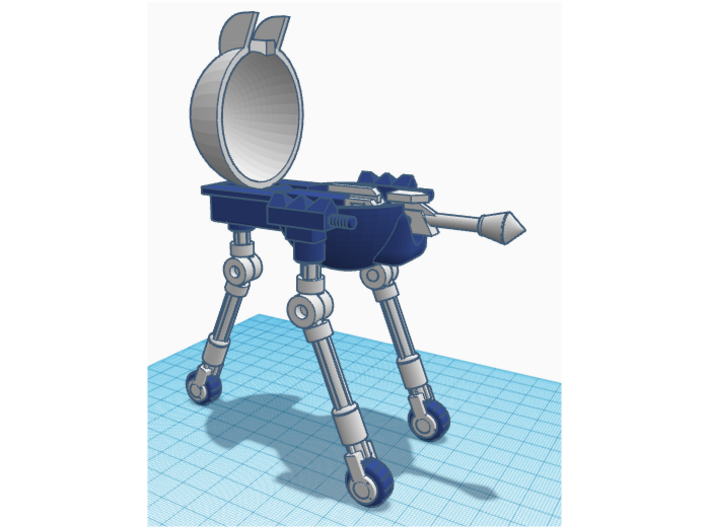 Team Bripler Microman Vehicle 3d printed Combined render