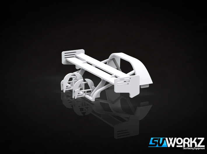 SV Workz - Radical SR3 - Rollcage &amp; Wing (1:32) 3d printed