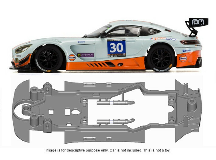 S23-ST2 Chassis for Scalextric AMG STD/STD 3d printed 