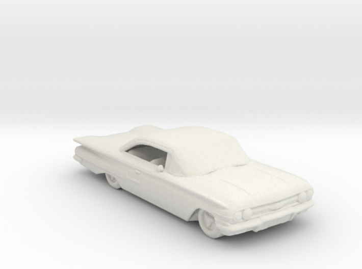 white Jeepers creeper 60 chevy 285 scale 3d printed