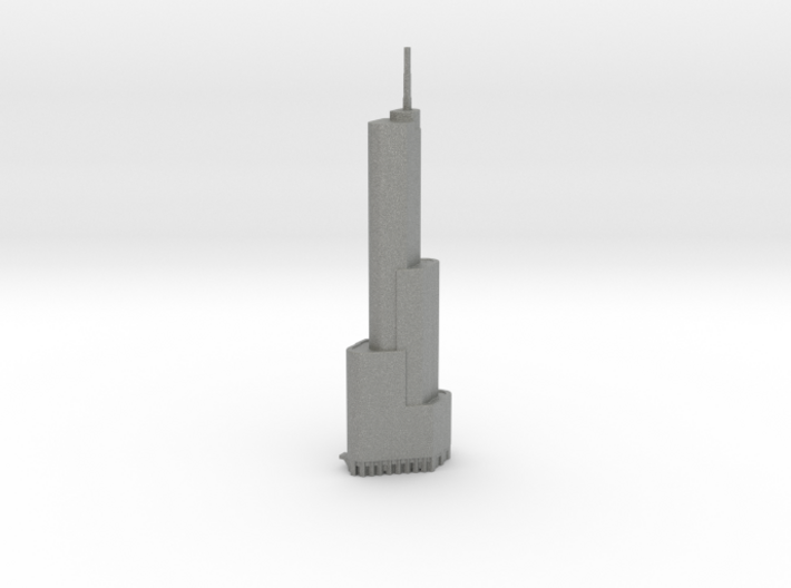 Trump Tower - Chicago (1:4000) 3d printed