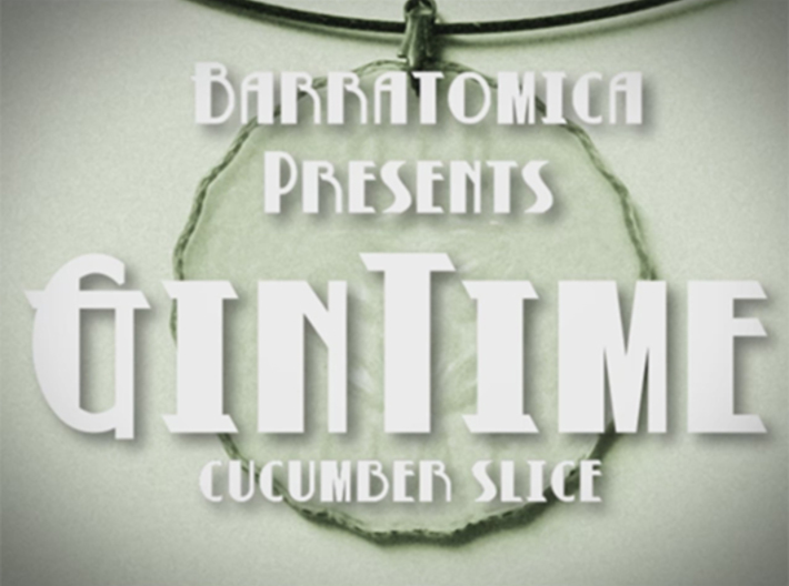 Gin Time Cucumber Slice 3d printed 