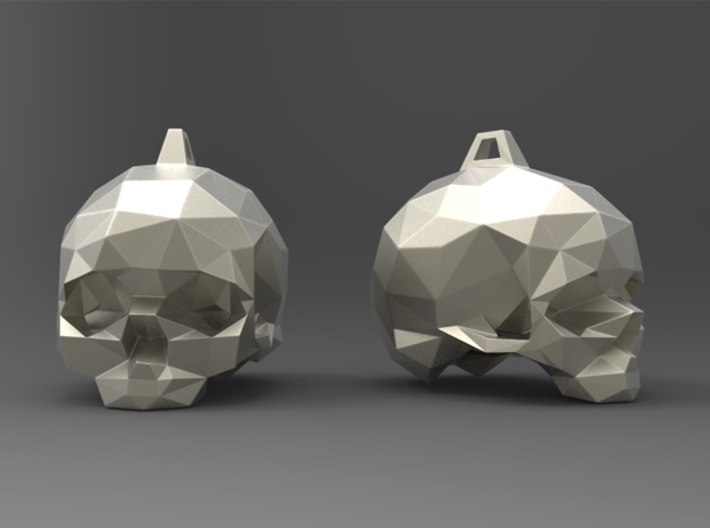 Skull Pendant Large 3d printed