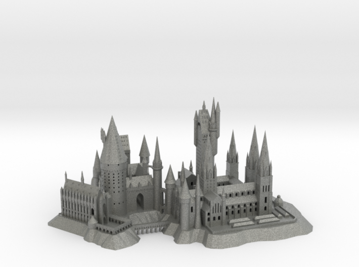 1/1800 Hogwarts 3d printed 