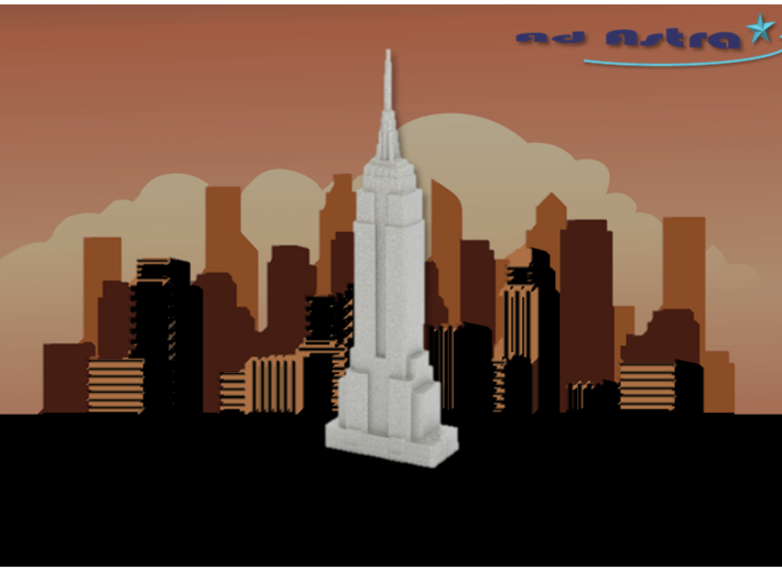 Empire State Building - New York (1:4000) 3d printed