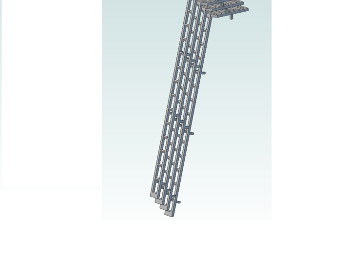 ladder 4 pc 2 in 14ft Assembly (1) 3d printed pack of 4 ladders