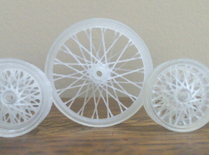 1/16 scale dragster wheel 3d printed 
