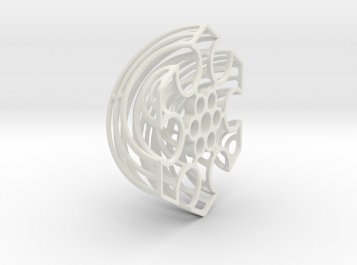 Wireframe Astrolabicon // Side B 3d printed