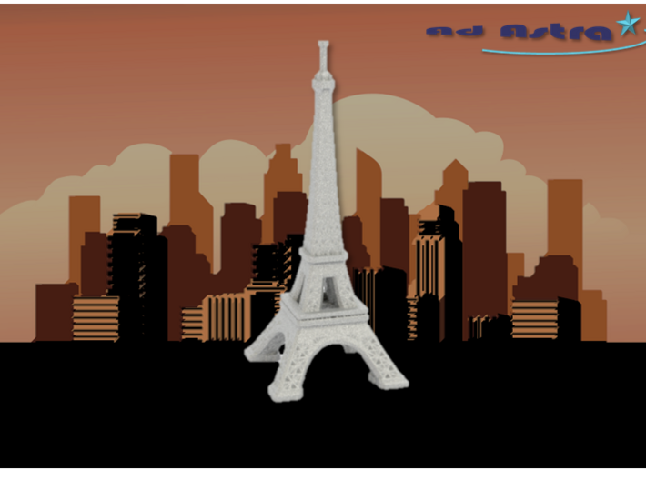 Eiffel Tower - Paris (1:4000) 3d printed
