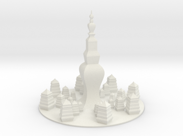 Pagoda 3d printed 