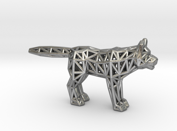 Gray Wolf (adult) 3d printed