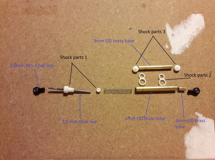 1/24 Rammunition Shock parts_1 3d printed 