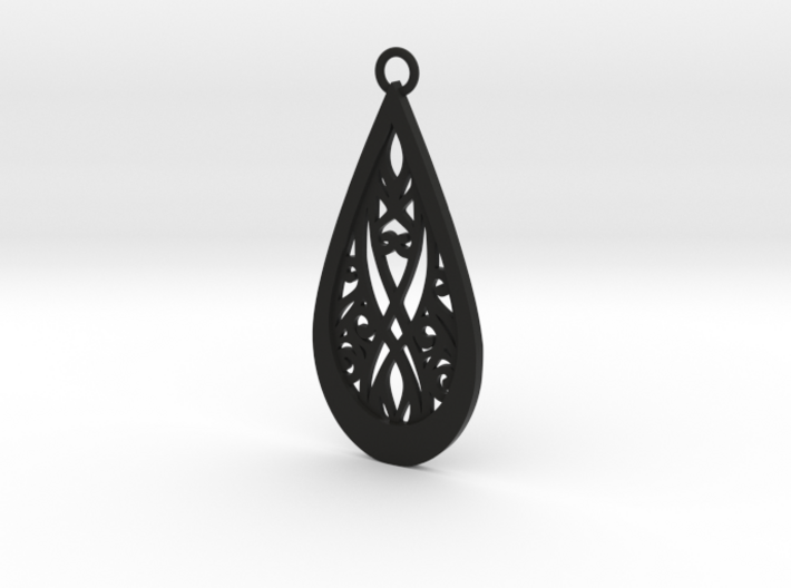 Elven pendant 3d printed