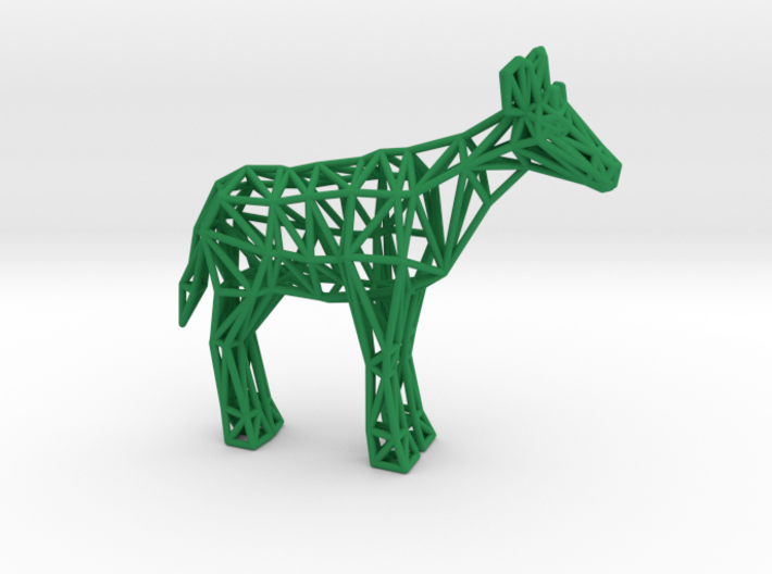 Okapi (adult male) 3d printed