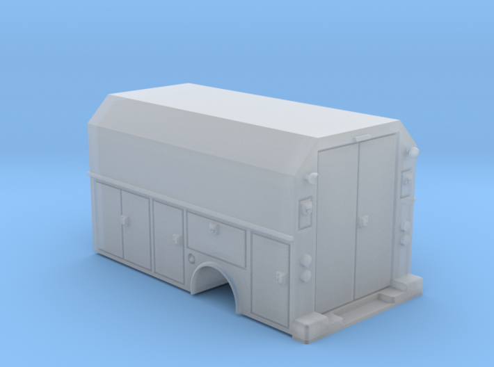 MOW Service Box Bed Hollow 1-87 HO Scale 3d printed