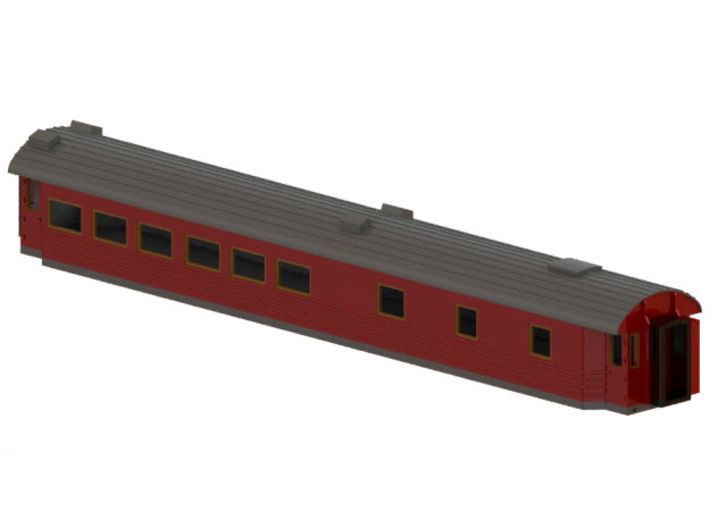 Ro3 version 2 - Swedish passenger wagon 3d printed CAD-model