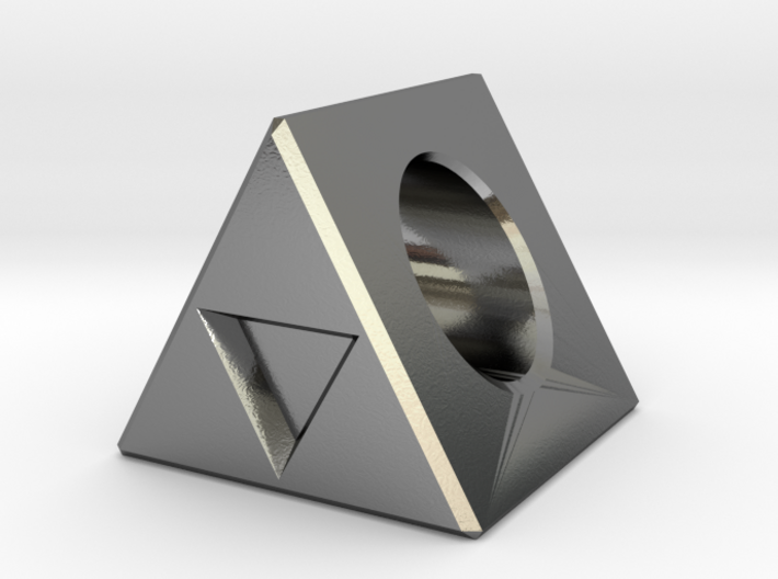 Triforce Charm Bead 3d printed