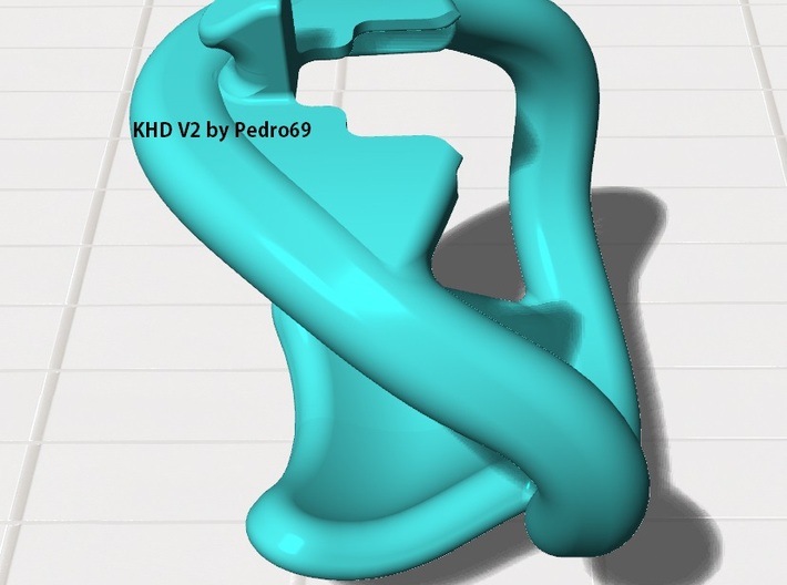 KHD v2 ring 45mm - long flap 3d printed