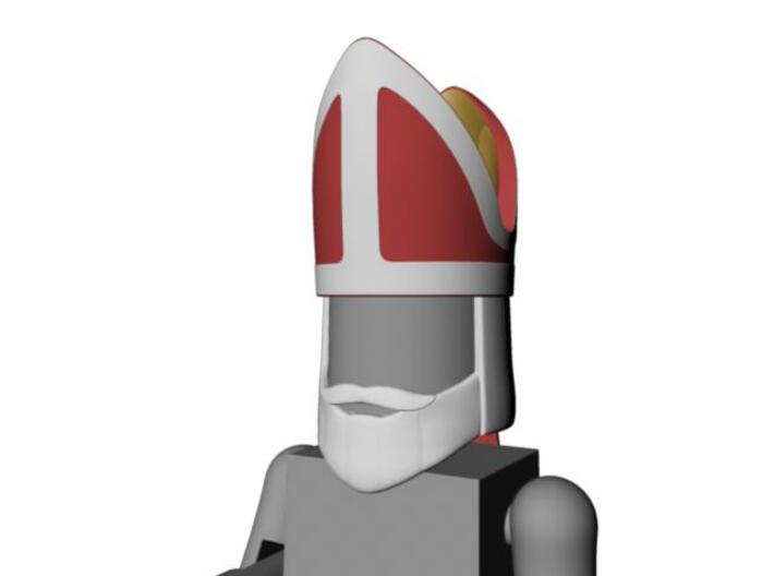 Saint's or Bishop's head for Minimates 3d printed