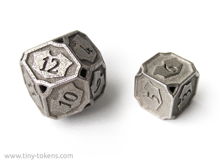 Planeswalker Loyalty D6 (Version 2) 3d printed A 12 sided version is also available in my shop