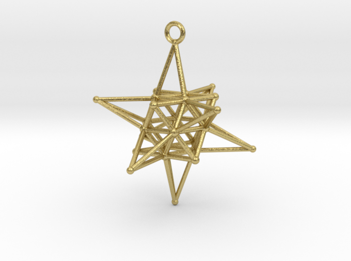 Stellated Vector Equilibrium - Spirits Guiding Sta 3d printed